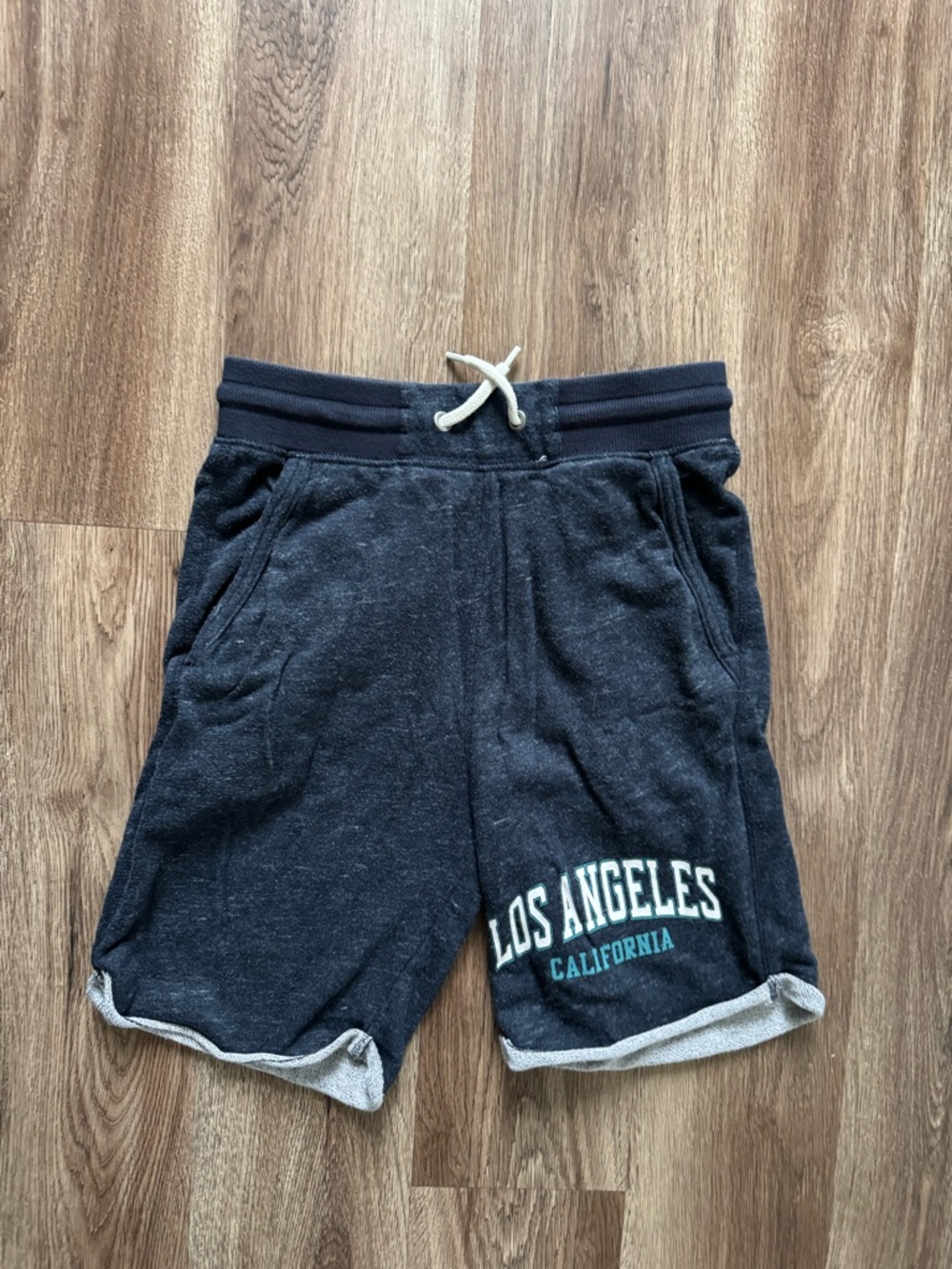 H&M Dark Gray kids Los Angeles Graphic Athletic Shorts